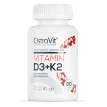 Витамины OstroVit Vitamin D3+K2 90 таблеток