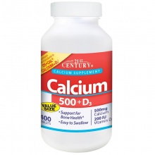 Витамины 21st Century Кальций 500 + D3 90 таблеток