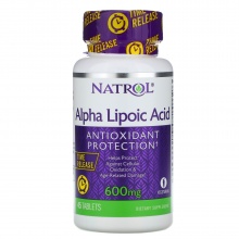 Антиоксидант NATROL Alpha Lipoic Acid 600 мг 45 таблеток