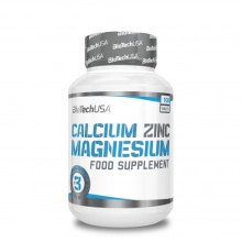 Витамины BioTech Calcium Zinc Magnesium 100 таблеток