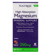 Витамин NATROL Magnesium High Absorption 60 таблеток