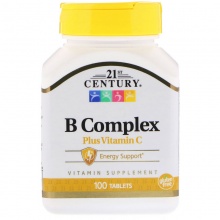 Витамины 21st century B Complex с витамином C 100 таблеток