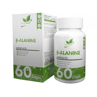 Аминокислота NaturalSupp B-Alanine 60 капсул