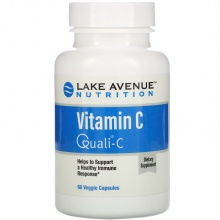 Витамины Lake Avenue Nutrition Vitamin C Quali-C 1000 мг 60 капсул