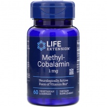  Life Extension Methyl-Cobalamin  1 mg 60 