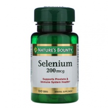 Витамины Nature's Bounty Selenium 200 mcg 100 таблеток
