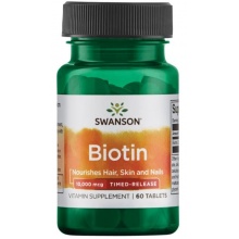  Swanson Biotin Hi Protency 10000  60 