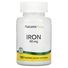 Витамины Nature's Plus Iron 180 таблеток