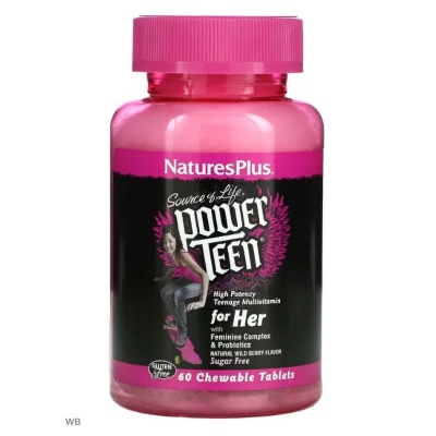  Natures Plus Power Teen for Her 60 