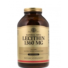 Витамины Solgar Lecithin 1360 мг 250 капсул