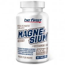  Be First Magnesium Bisglycinate chelate + B6 60 
