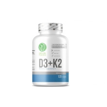 Витамины Nature Foods Vitamin D3+K2 120 капсул