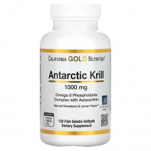  California Gold Nutrition Antarctic Krill Omega-3 1000  120 